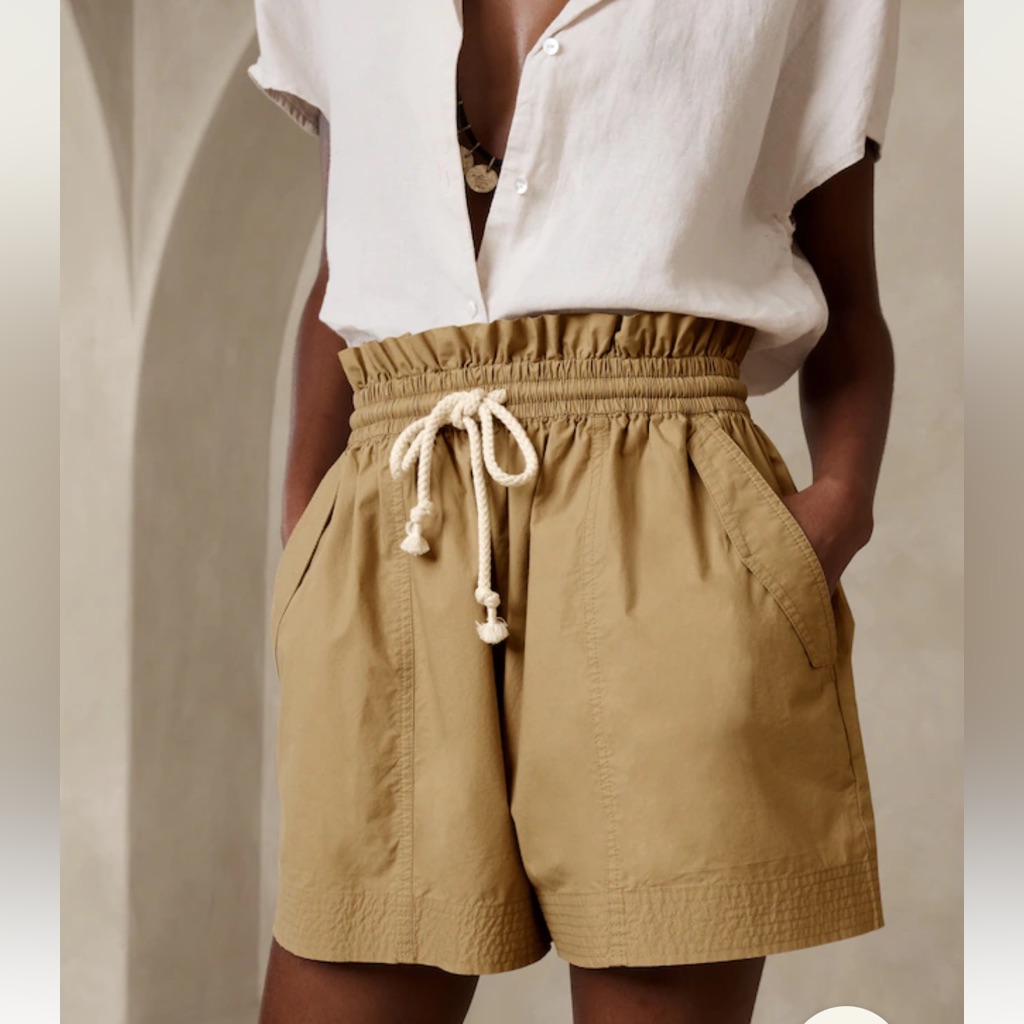 Banana Republic Laurel Poplin Shorts